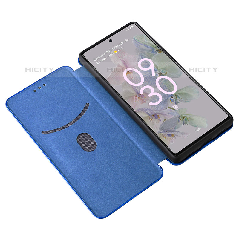 Coque Portefeuille Livre Cuir Etui Clapet L04Z pour Google Pixel 6a 5G Plus