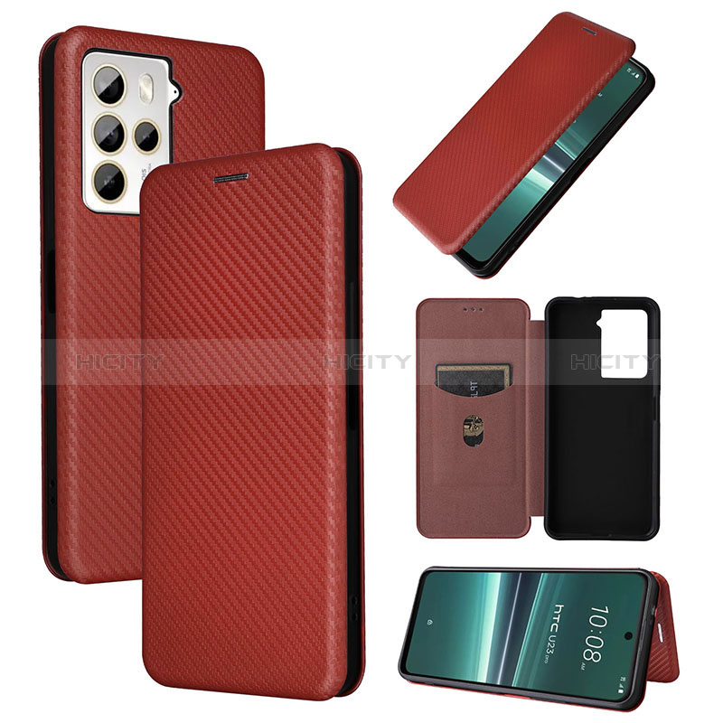 Coque Portefeuille Livre Cuir Etui Clapet L04Z pour HTC U23 5G Plus