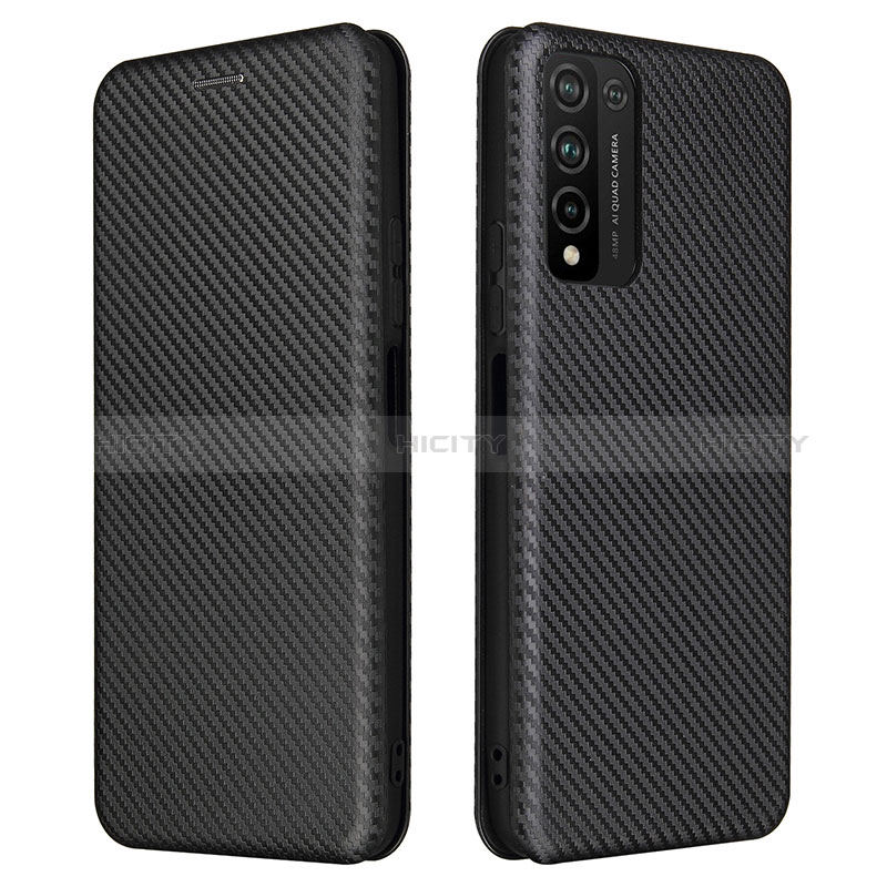 Coque Portefeuille Livre Cuir Etui Clapet L04Z pour Huawei Honor 10X Lite Noir Plus