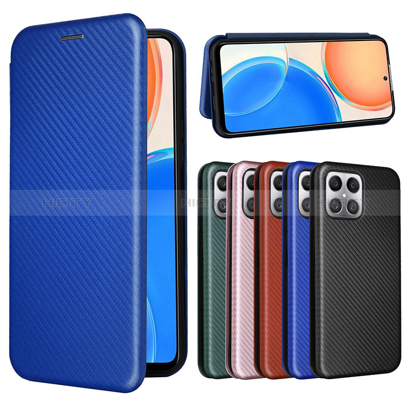 Coque Portefeuille Livre Cuir Etui Clapet L04Z pour Huawei Honor X8 4G Plus