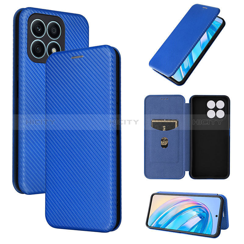 Coque Portefeuille Livre Cuir Etui Clapet L04Z pour Huawei Honor X8a 4G Plus