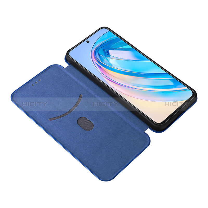 Coque Portefeuille Livre Cuir Etui Clapet L04Z pour Huawei Honor X8a 4G Plus