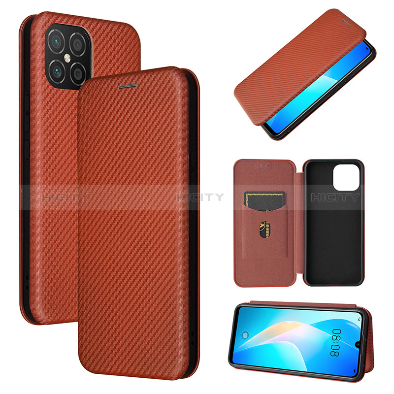 Coque Portefeuille Livre Cuir Etui Clapet L04Z pour Huawei Nova 8 SE 4G Plus