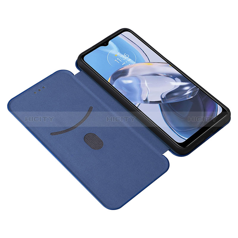 Coque Portefeuille Livre Cuir Etui Clapet L04Z pour Motorola Moto E22 Plus