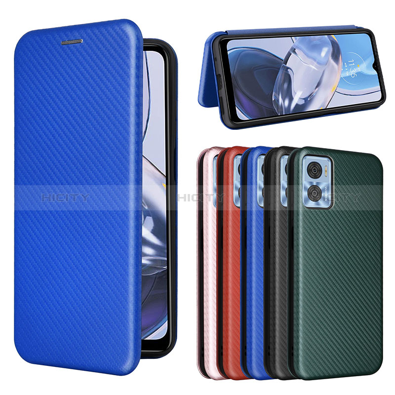 Coque Portefeuille Livre Cuir Etui Clapet L04Z pour Motorola Moto E22i Plus