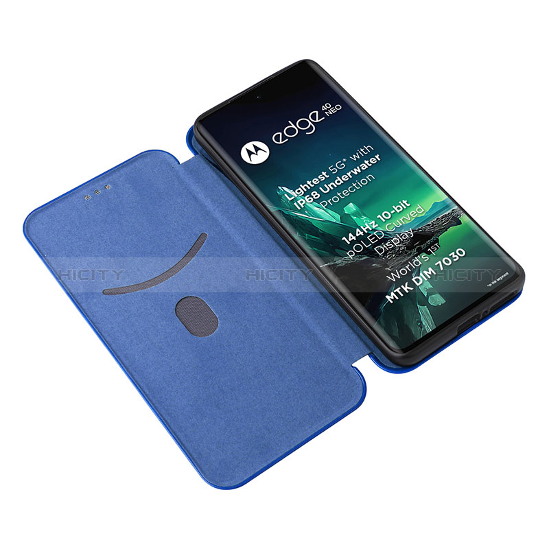 Coque Portefeuille Livre Cuir Etui Clapet L04Z pour Motorola Moto Edge 40 Neo 5G Plus