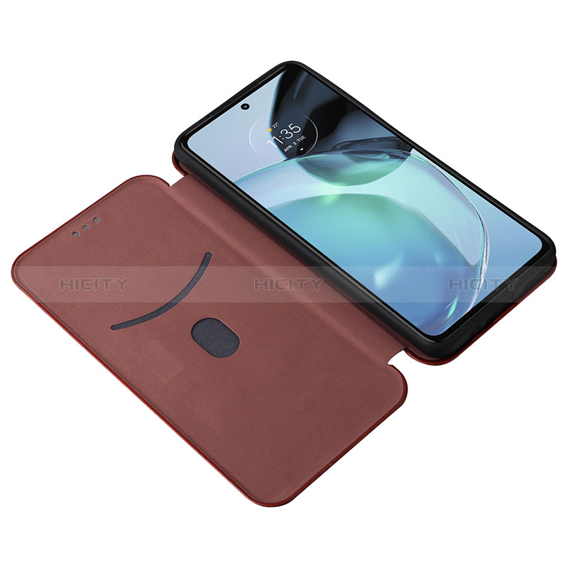 Coque Portefeuille Livre Cuir Etui Clapet L04Z pour Motorola Moto G72 Plus