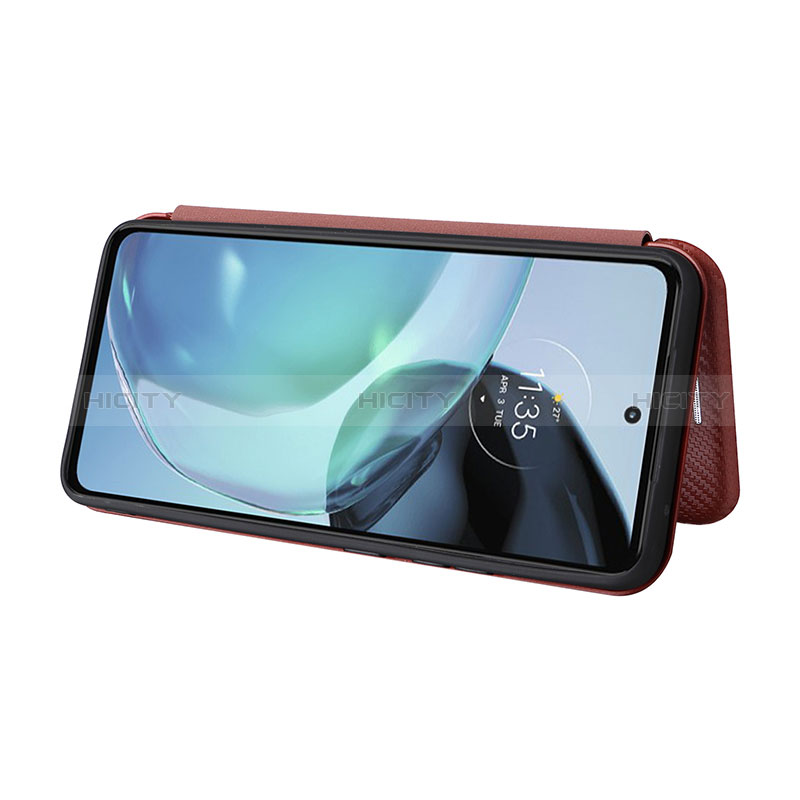 Coque Portefeuille Livre Cuir Etui Clapet L04Z pour Motorola Moto G72 Plus