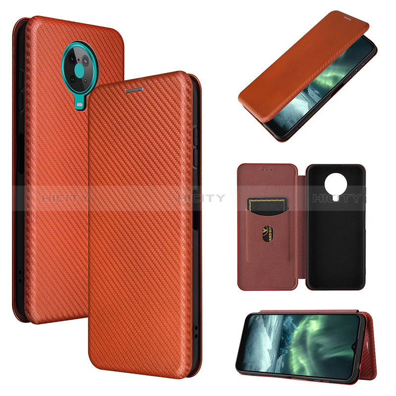 Coque Portefeuille Livre Cuir Etui Clapet L04Z pour Nokia 6.3 Plus