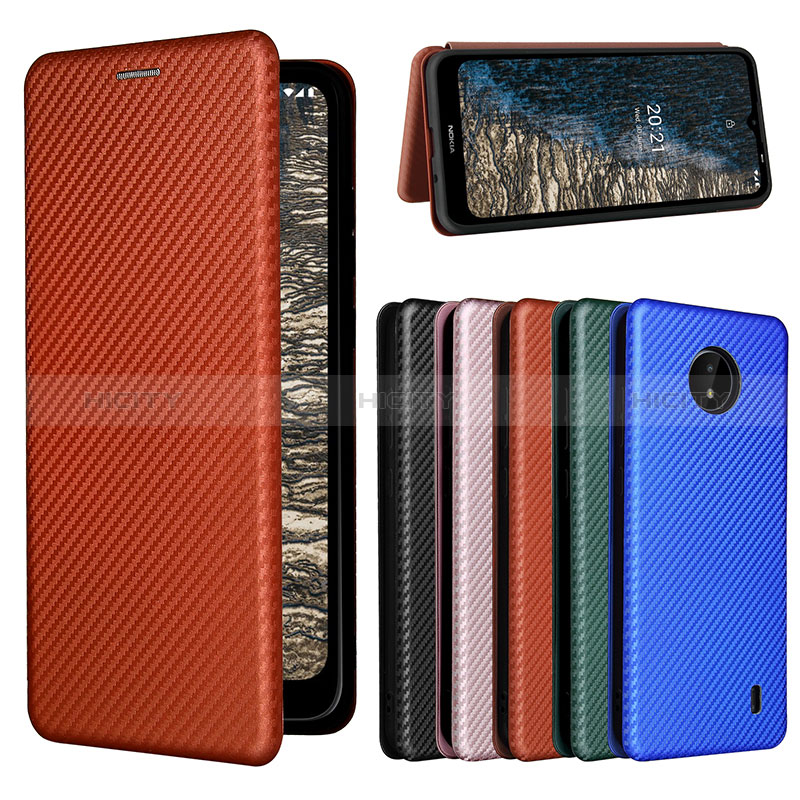 Coque Portefeuille Livre Cuir Etui Clapet L04Z pour Nokia C10 Plus