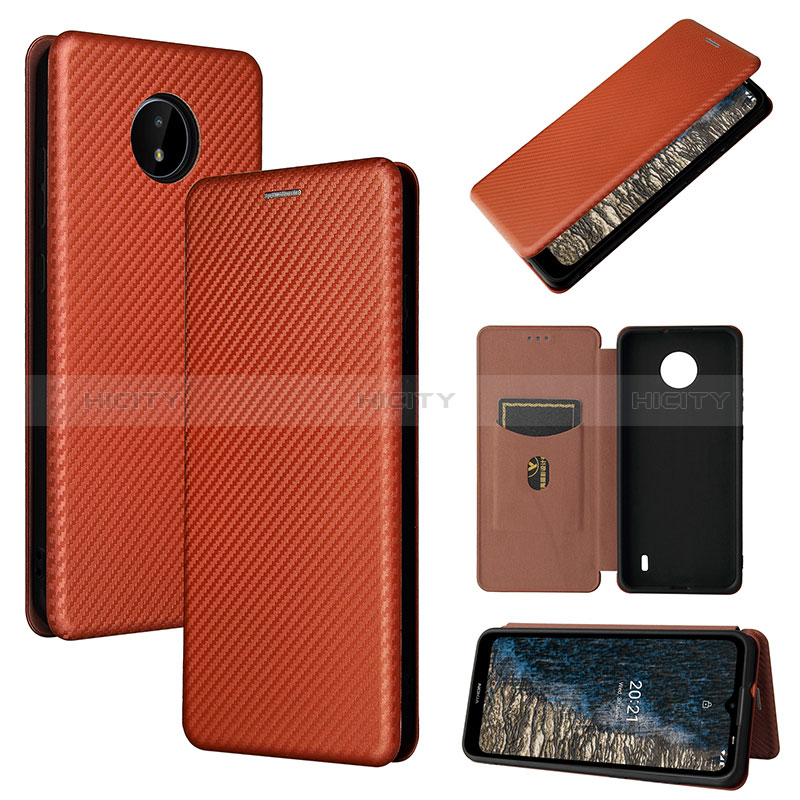 Coque Portefeuille Livre Cuir Etui Clapet L04Z pour Nokia C10 Plus