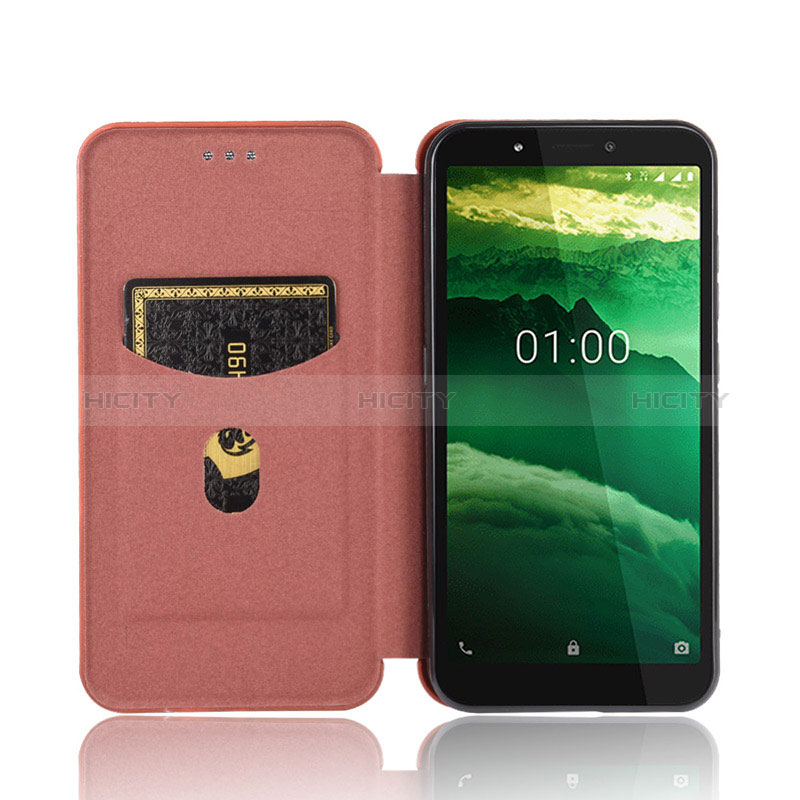 Coque Portefeuille Livre Cuir Etui Clapet L04Z pour Nokia C2 Plus