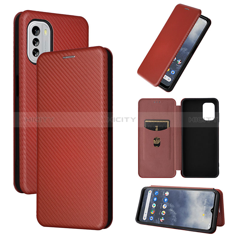 Coque Portefeuille Livre Cuir Etui Clapet L04Z pour Nokia G60 5G Plus