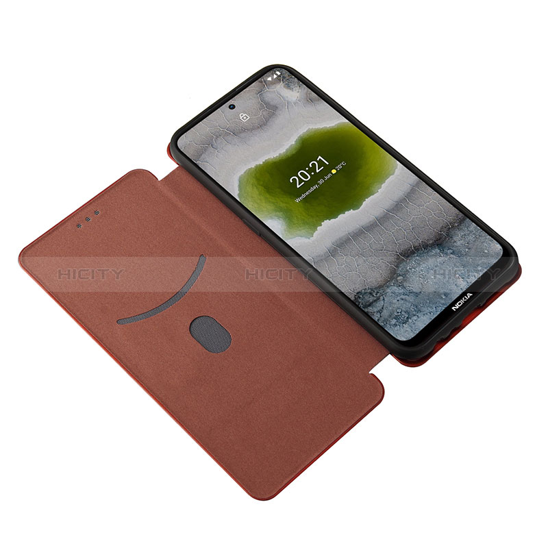 Coque Portefeuille Livre Cuir Etui Clapet L04Z pour Nokia X10 Plus