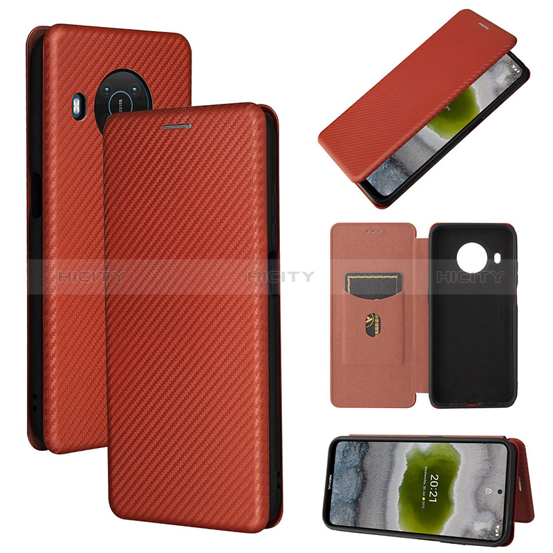 Coque Portefeuille Livre Cuir Etui Clapet L04Z pour Nokia X10 Plus