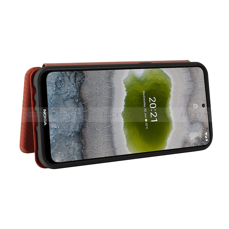 Coque Portefeuille Livre Cuir Etui Clapet L04Z pour Nokia X10 Plus