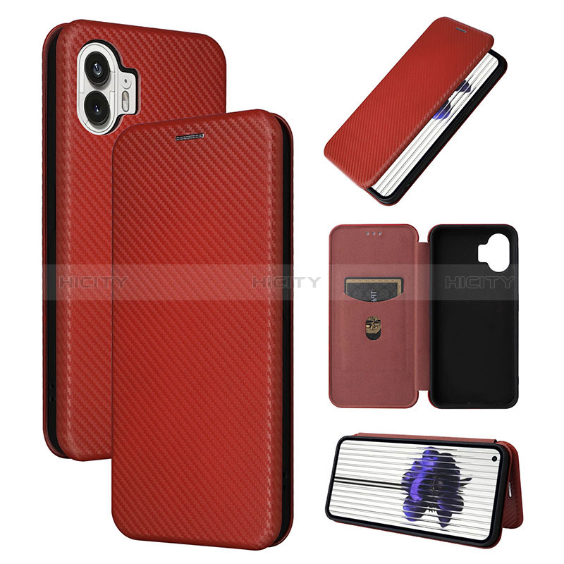 Coque Portefeuille Livre Cuir Etui Clapet L04Z pour Nothing Phone 2 Plus