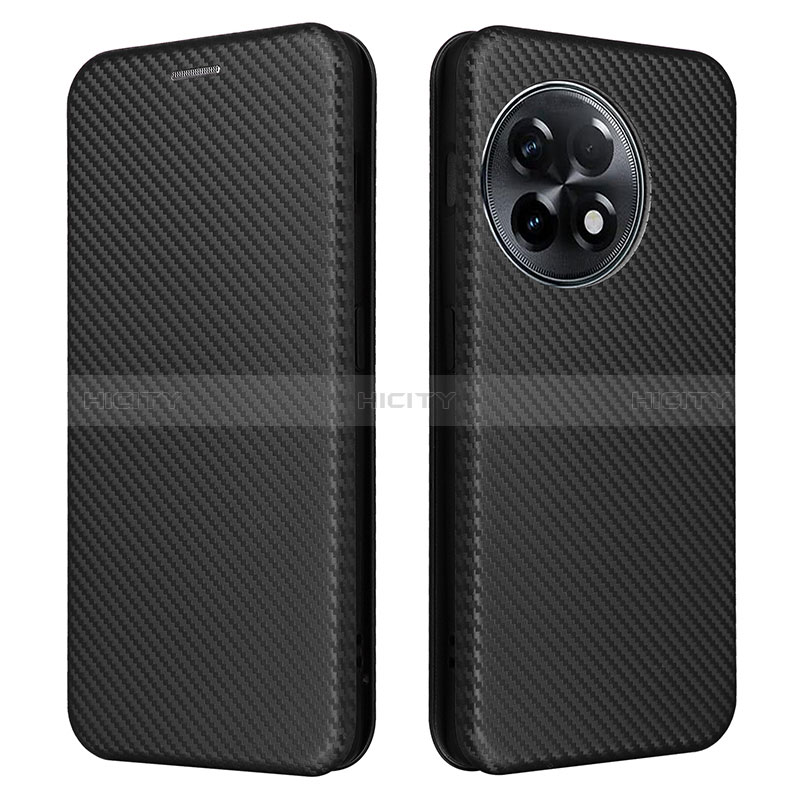 Coque Portefeuille Livre Cuir Etui Clapet L04Z pour OnePlus Ace 2 5G Noir Plus