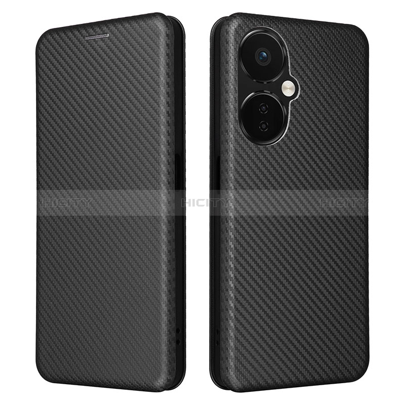 Coque Portefeuille Livre Cuir Etui Clapet L04Z pour OnePlus Nord CE 3 5G Noir Plus