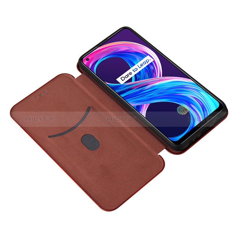 Coque Portefeuille Livre Cuir Etui Clapet L04Z pour Realme 8 4G Plus