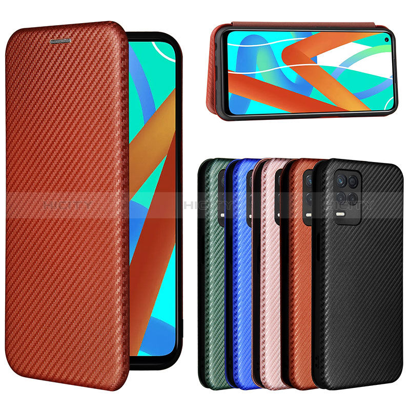 Coque Portefeuille Livre Cuir Etui Clapet L04Z pour Realme 8 5G Plus