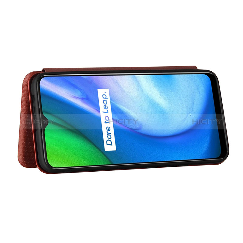 Coque Portefeuille Livre Cuir Etui Clapet L04Z pour Realme C21 Plus