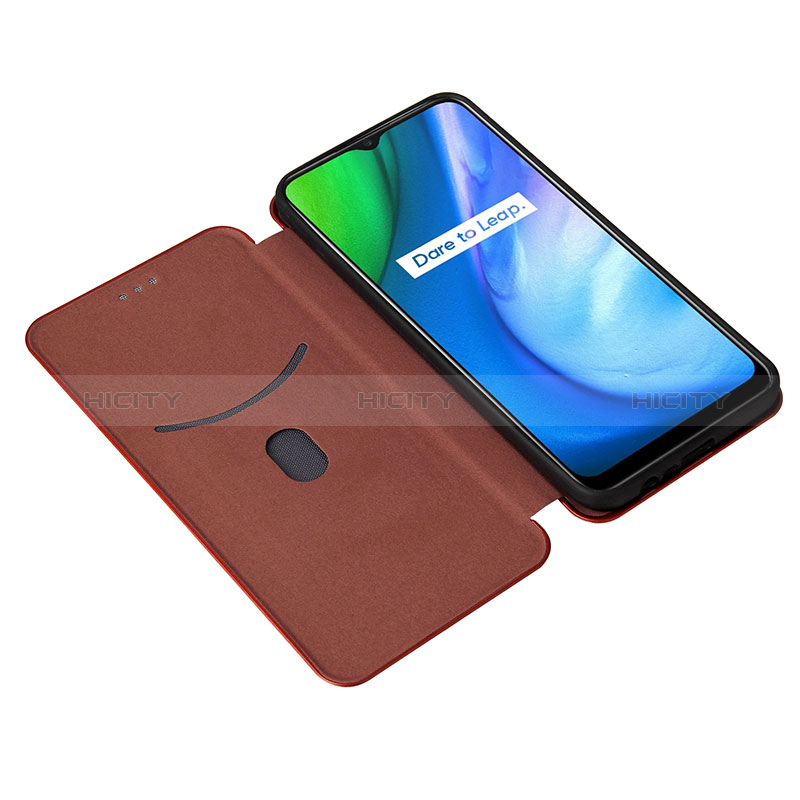 Coque Portefeuille Livre Cuir Etui Clapet L04Z pour Realme C21 Plus