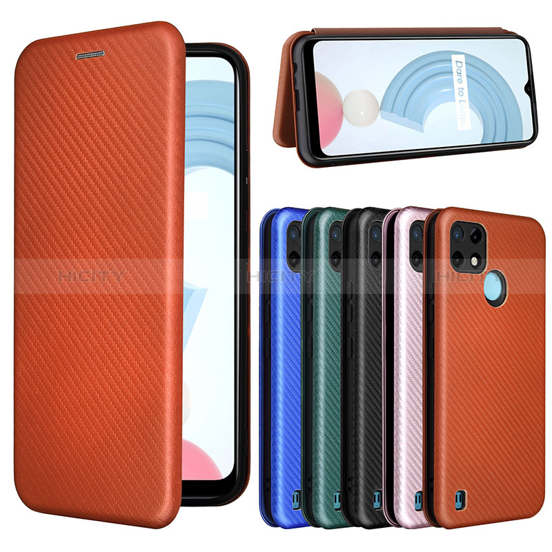 Coque Portefeuille Livre Cuir Etui Clapet L04Z pour Realme C21Y Plus