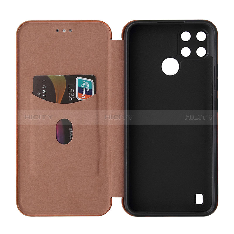 Coque Portefeuille Livre Cuir Etui Clapet L04Z pour Realme C25Y Plus