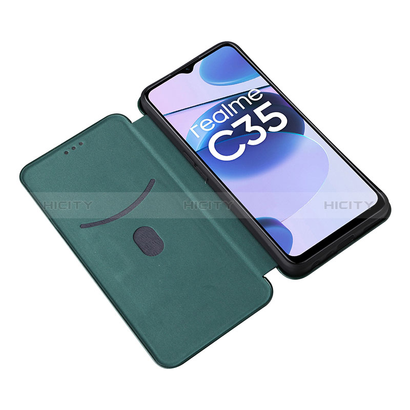 Coque Portefeuille Livre Cuir Etui Clapet L04Z pour Realme C35 Plus