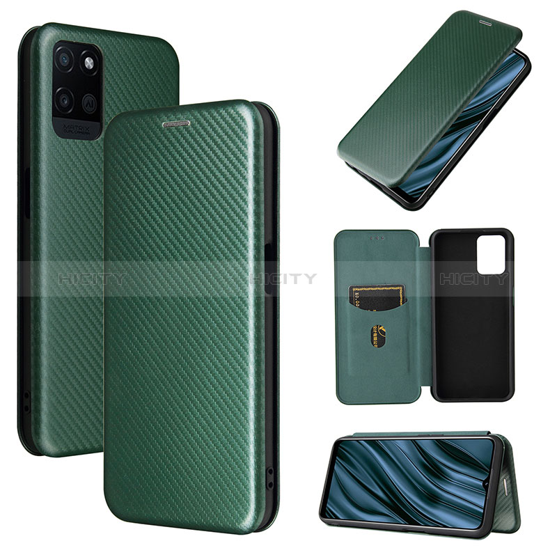 Coque Portefeuille Livre Cuir Etui Clapet L04Z pour Realme V11s 5G Plus