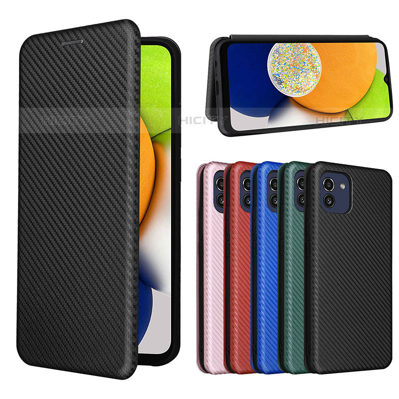 Coque Portefeuille Livre Cuir Etui Clapet L04Z pour Samsung Galaxy A03 Plus