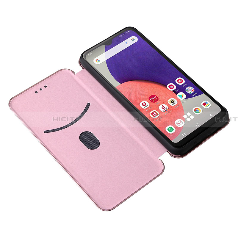 Coque Portefeuille Livre Cuir Etui Clapet L04Z pour Samsung Galaxy A22 5G SC-56B Plus