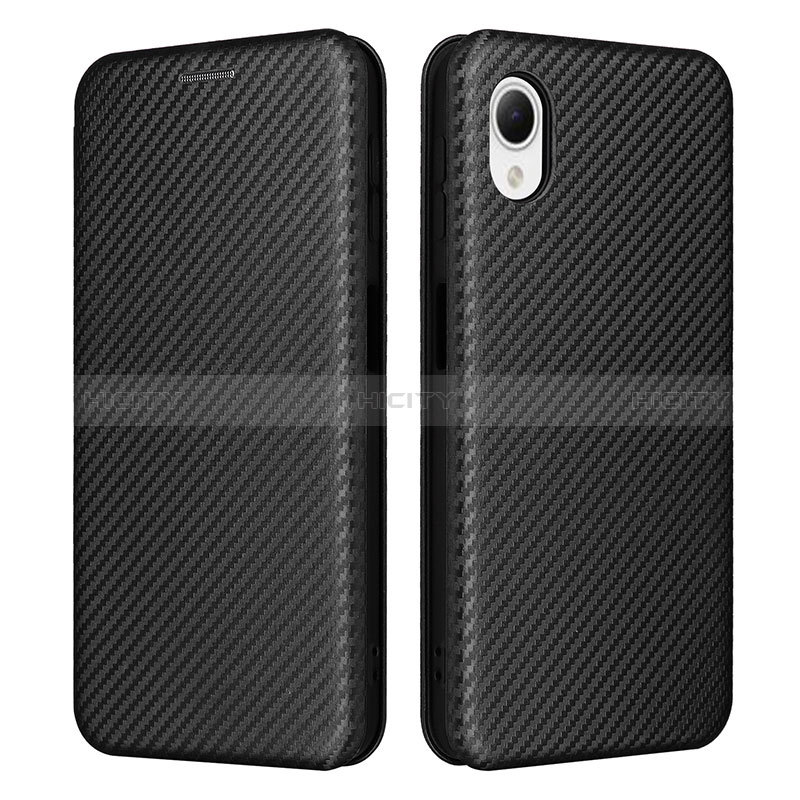 Coque Portefeuille Livre Cuir Etui Clapet L04Z pour Samsung Galaxy A23e 5G Noir Plus