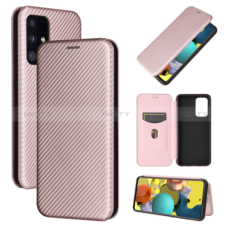 Coque Portefeuille Livre Cuir Etui Clapet L04Z pour Samsung Galaxy A52s 5G Plus