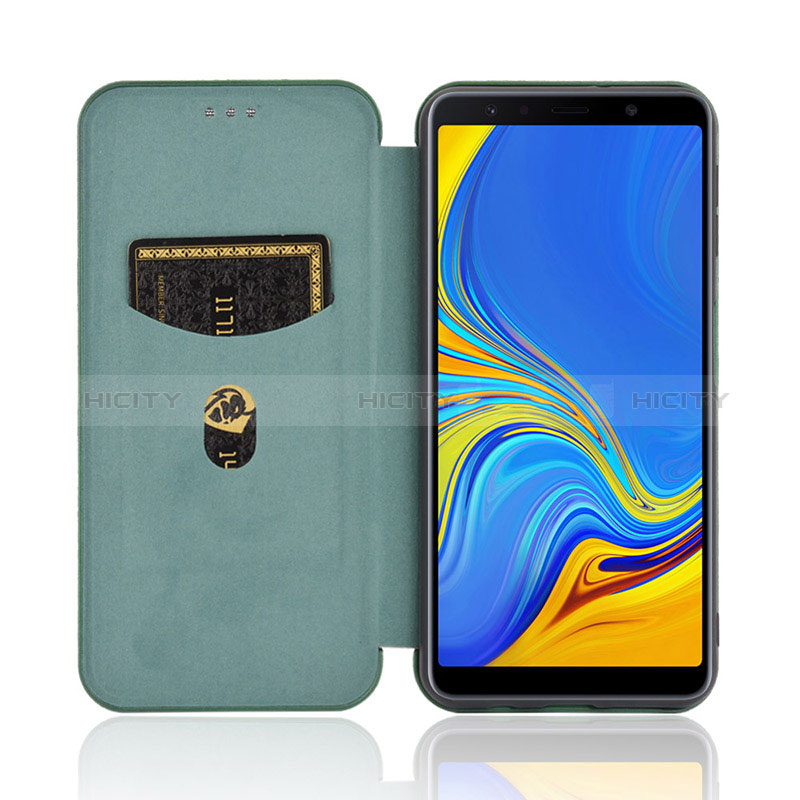 Coque Portefeuille Livre Cuir Etui Clapet L04Z pour Samsung Galaxy A7 (2018) A750 Plus