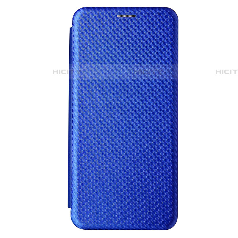 Coque Portefeuille Livre Cuir Etui Clapet L04Z pour Samsung Galaxy F62 5G Bleu Plus