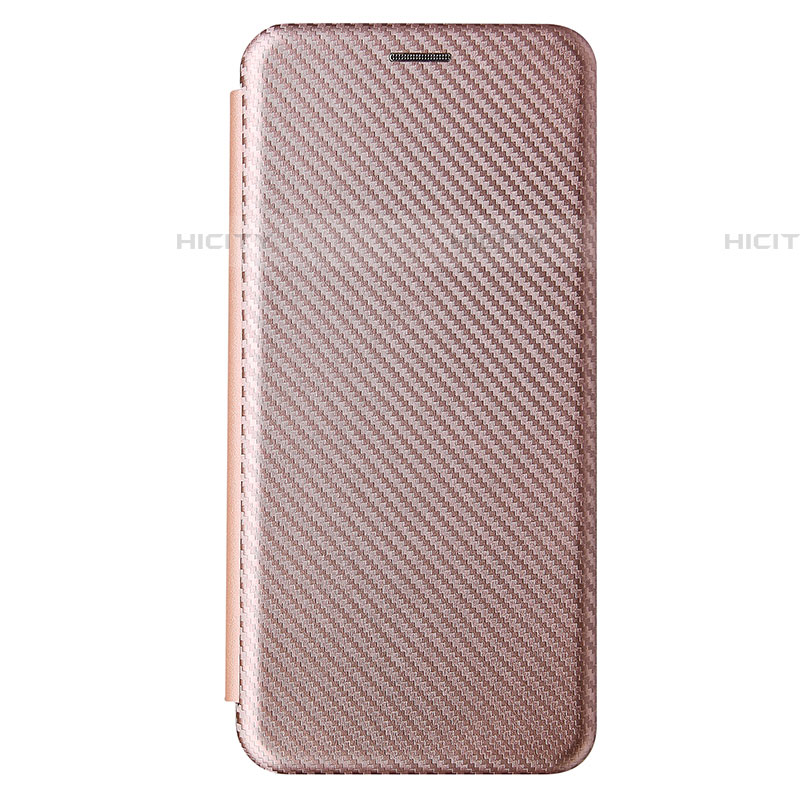 Coque Portefeuille Livre Cuir Etui Clapet L04Z pour Samsung Galaxy F62 5G Or Rose Plus