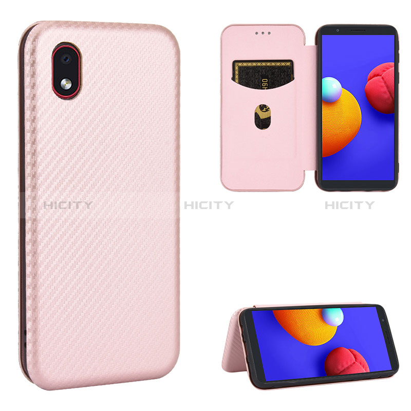 Coque Portefeuille Livre Cuir Etui Clapet L04Z pour Samsung Galaxy M01 Core Plus