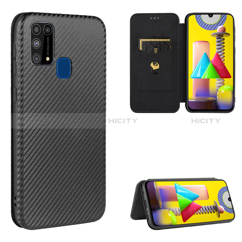 Coque Portefeuille Livre Cuir Etui Clapet L04Z pour Samsung Galaxy M21s Plus