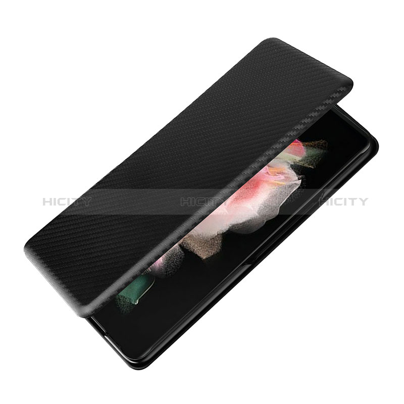 Coque Portefeuille Livre Cuir Etui Clapet L04Z pour Samsung Galaxy Z Fold3 5G Plus