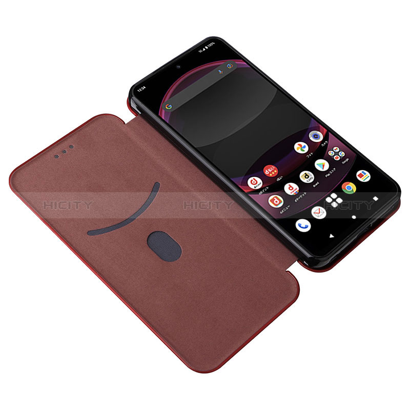 Coque Portefeuille Livre Cuir Etui Clapet L04Z pour Sharp Aquos R8 Pro Plus