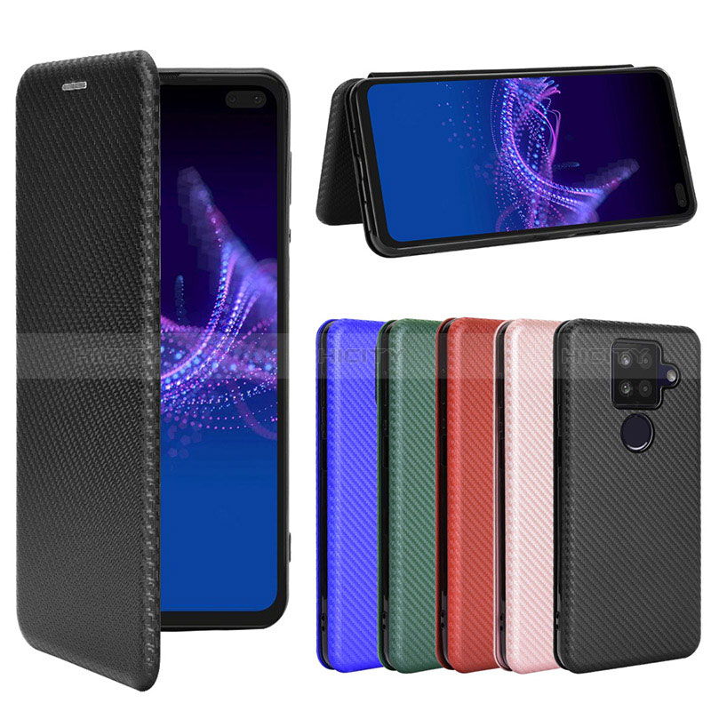 Coque Portefeuille Livre Cuir Etui Clapet L04Z pour Sharp Aquos Sense4 Plus Plus