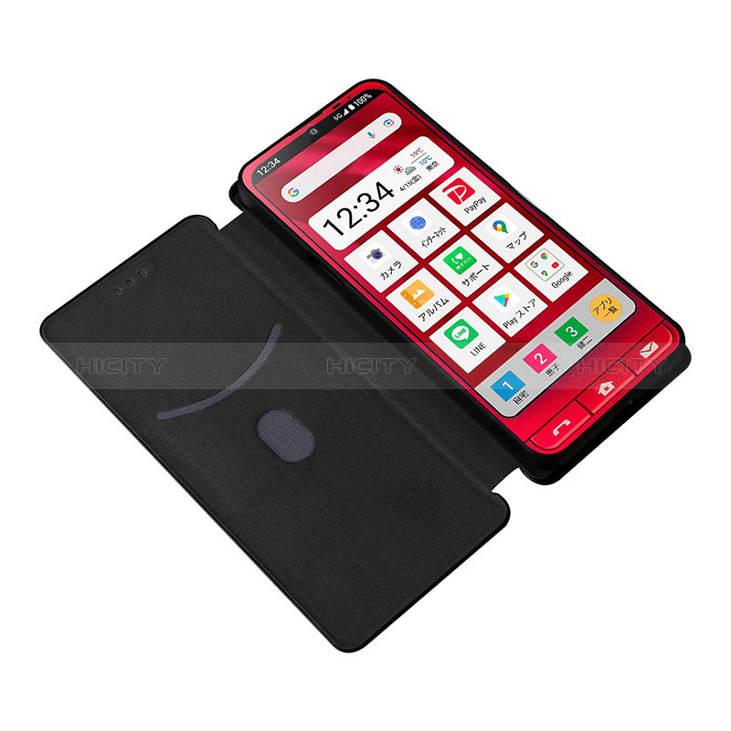 Coque Portefeuille Livre Cuir Etui Clapet L04Z pour Sharp Simple Sumaho 6 Plus