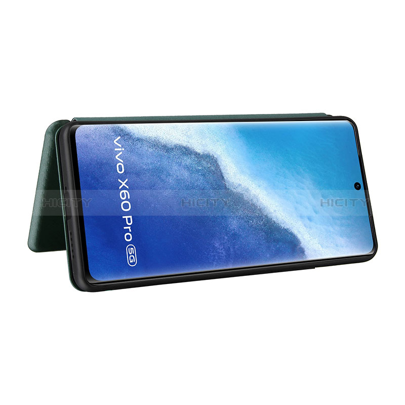 Coque Portefeuille Livre Cuir Etui Clapet L04Z pour Vivo X60 Pro 5G Plus