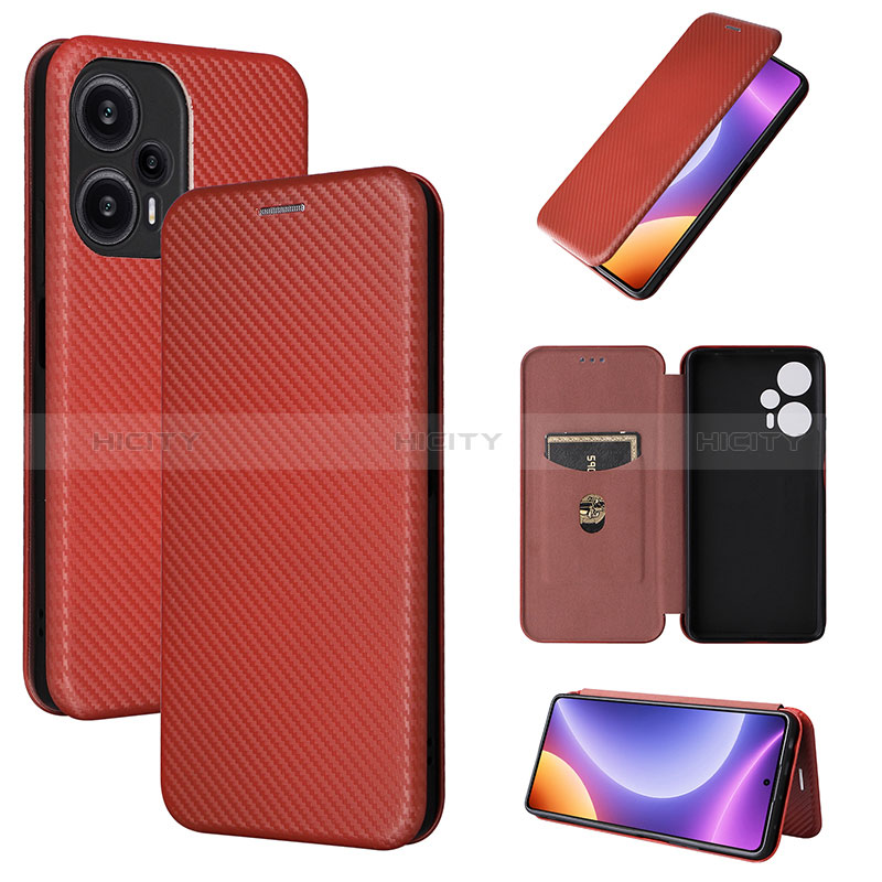 Coque Portefeuille Livre Cuir Etui Clapet L04Z pour Xiaomi Poco F5 5G Plus