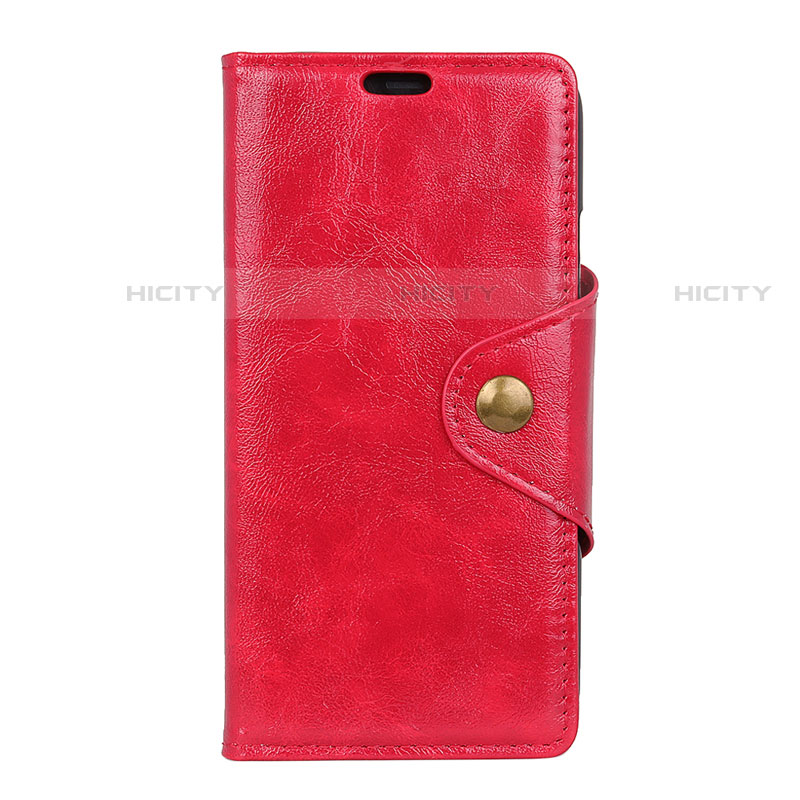 Coque Portefeuille Livre Cuir Etui Clapet L05 pour Asus Zenfone Max ZB555KL Rouge Plus