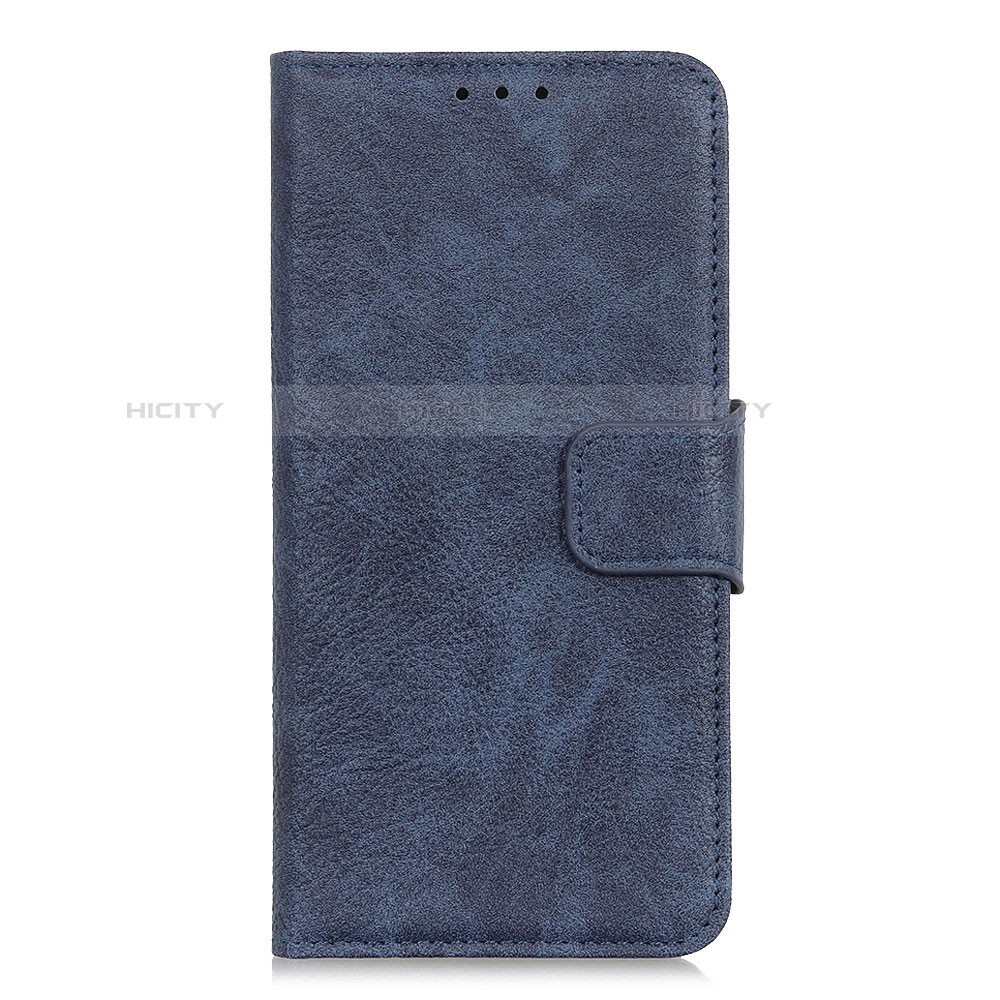 Coque Portefeuille Livre Cuir Etui Clapet L05 pour Google Pixel 4 Bleu Plus