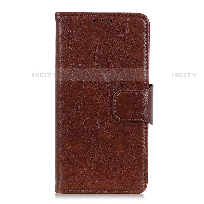 Coque Portefeuille Livre Cuir Etui Clapet L05 pour HTC U19E Marron Plus