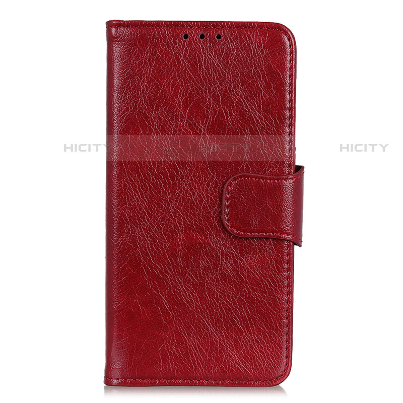 Coque Portefeuille Livre Cuir Etui Clapet L05 pour HTC U19E Rouge Plus